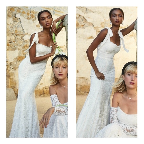 NWOT Reformation Bastille Bridal Dress - Picture 2 of 4